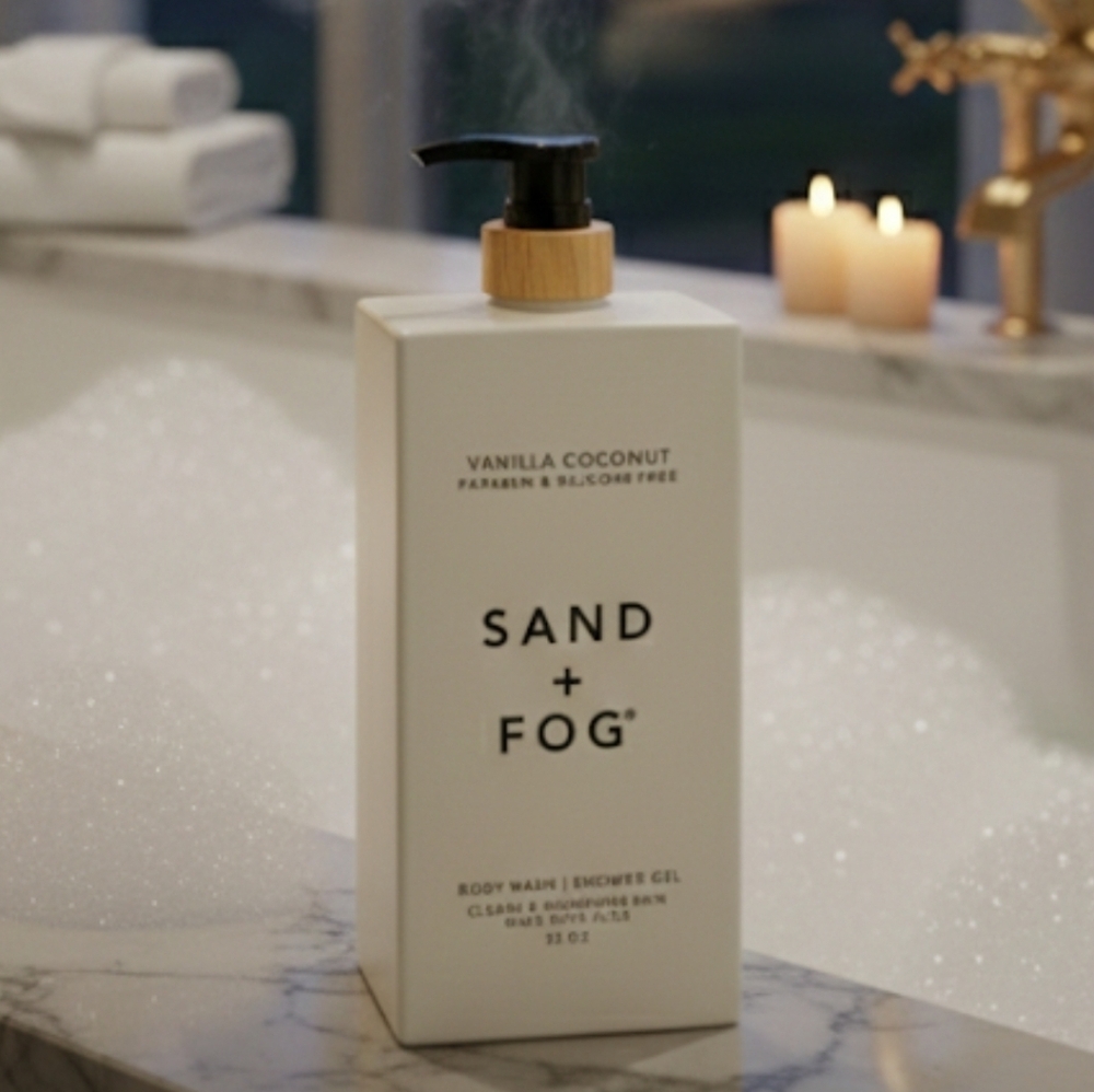 NEW Sand & Fog Body Wash / Shower Gel ~ Vanilla Coconut ~ 32 Oz